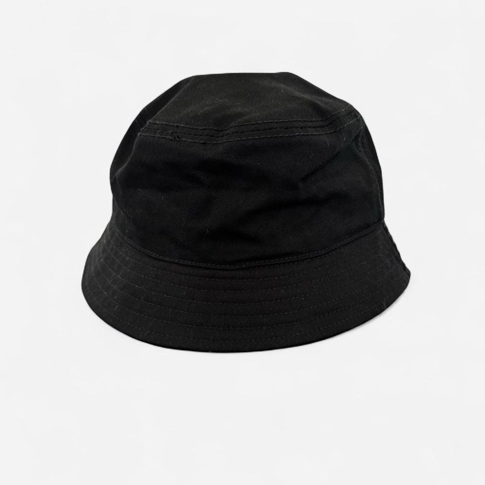 Unisex Black Playboy bucket hat with pink logo - Picture 4 of 4